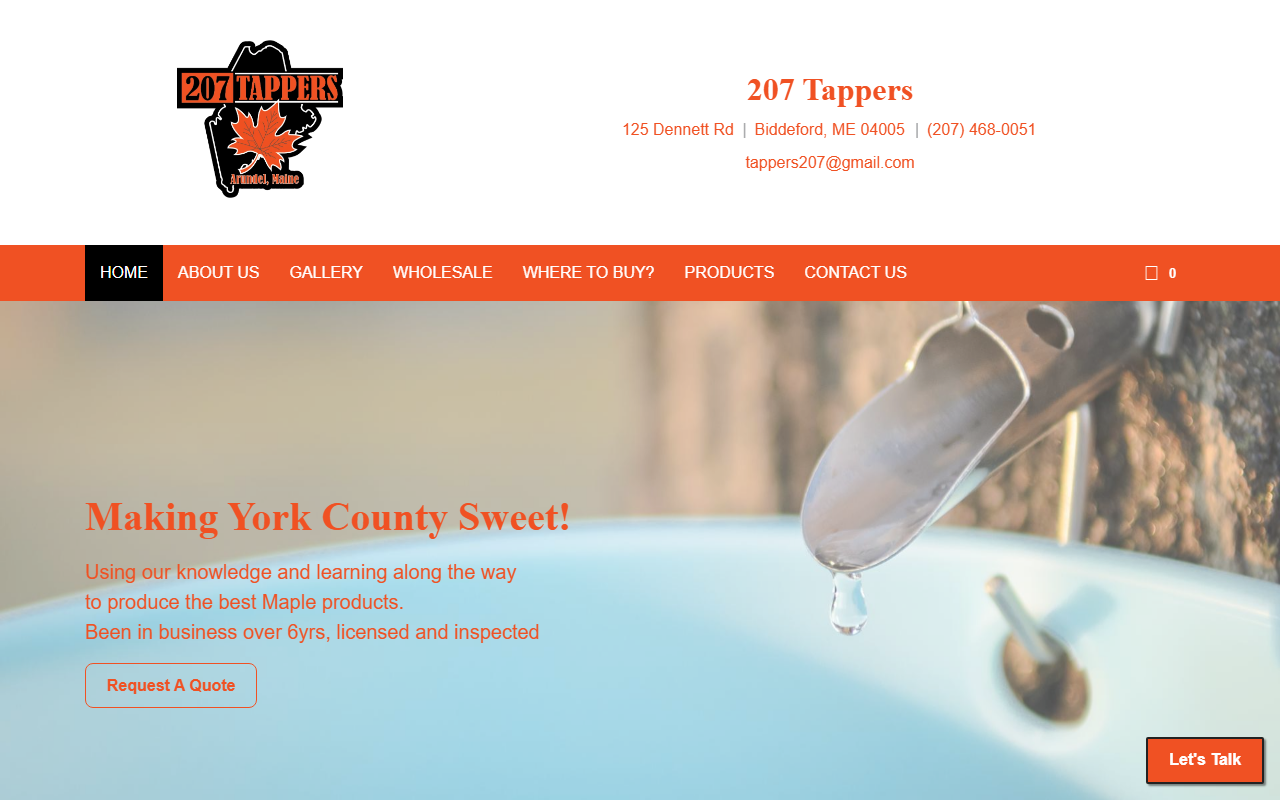 207tappers.com screenshot