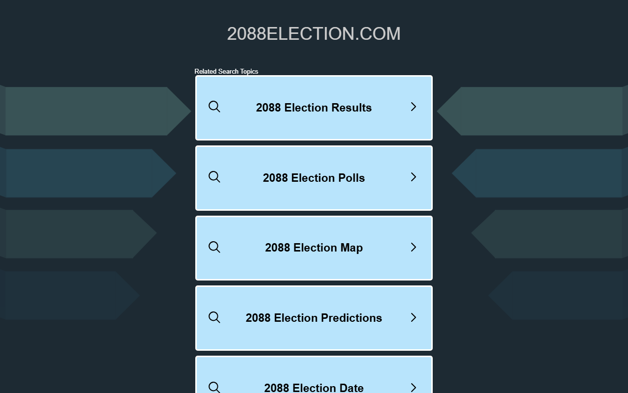 2088election.com screenshot