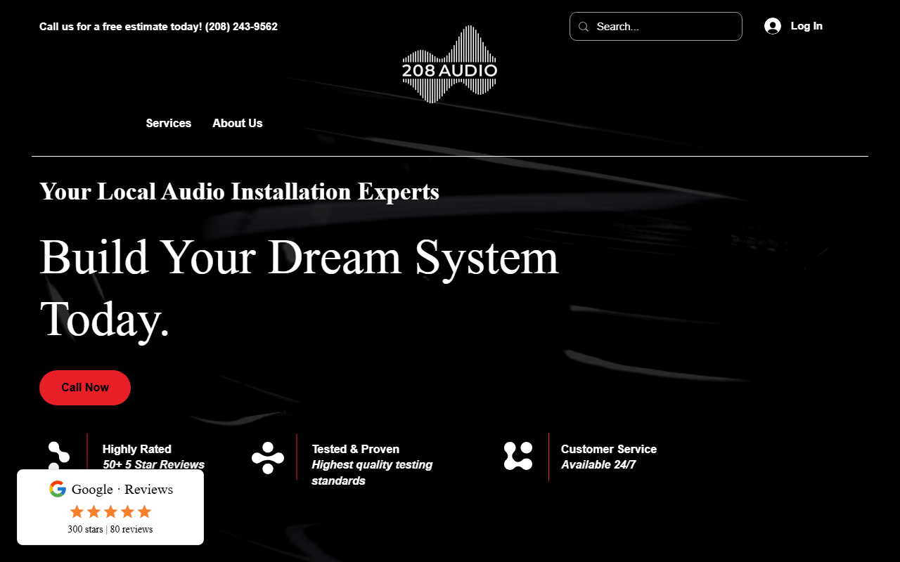 208audiohome.com screenshot
