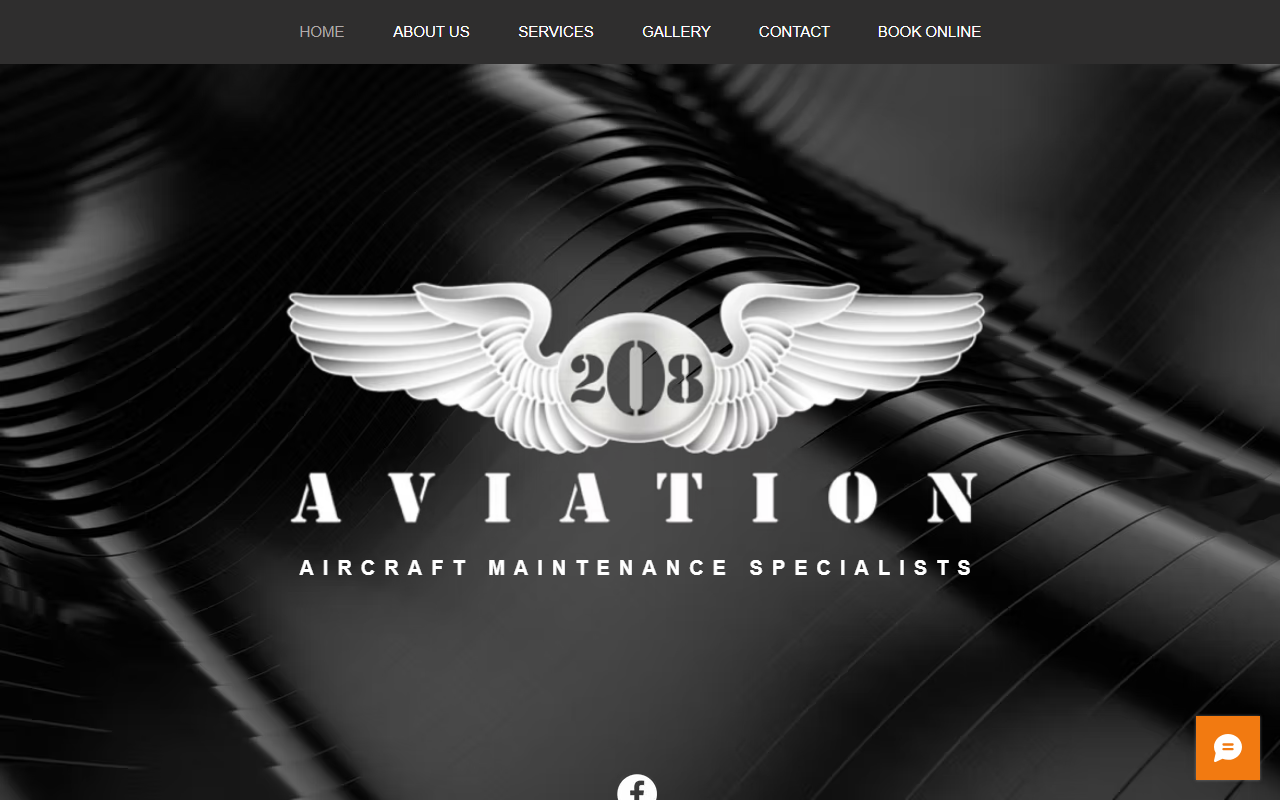 208aviation.com screenshot