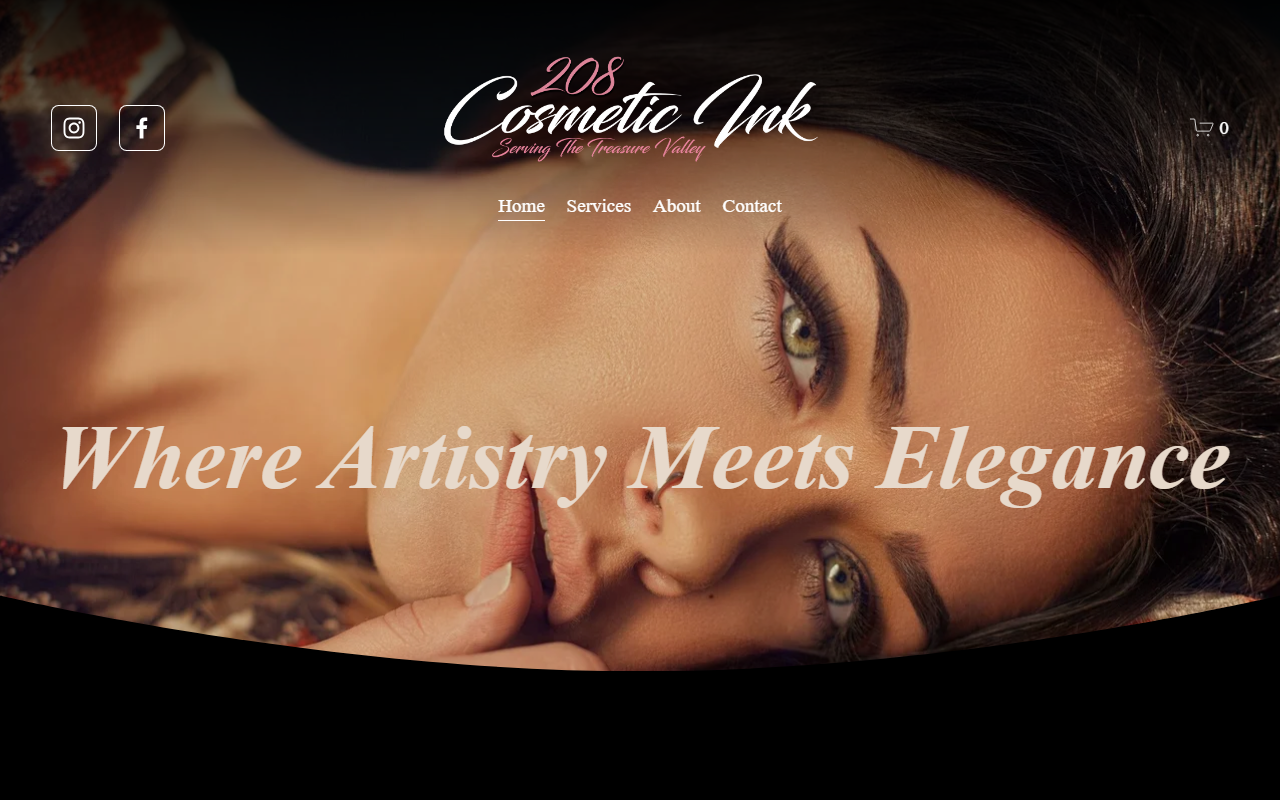 208cosmeticink.com screenshot