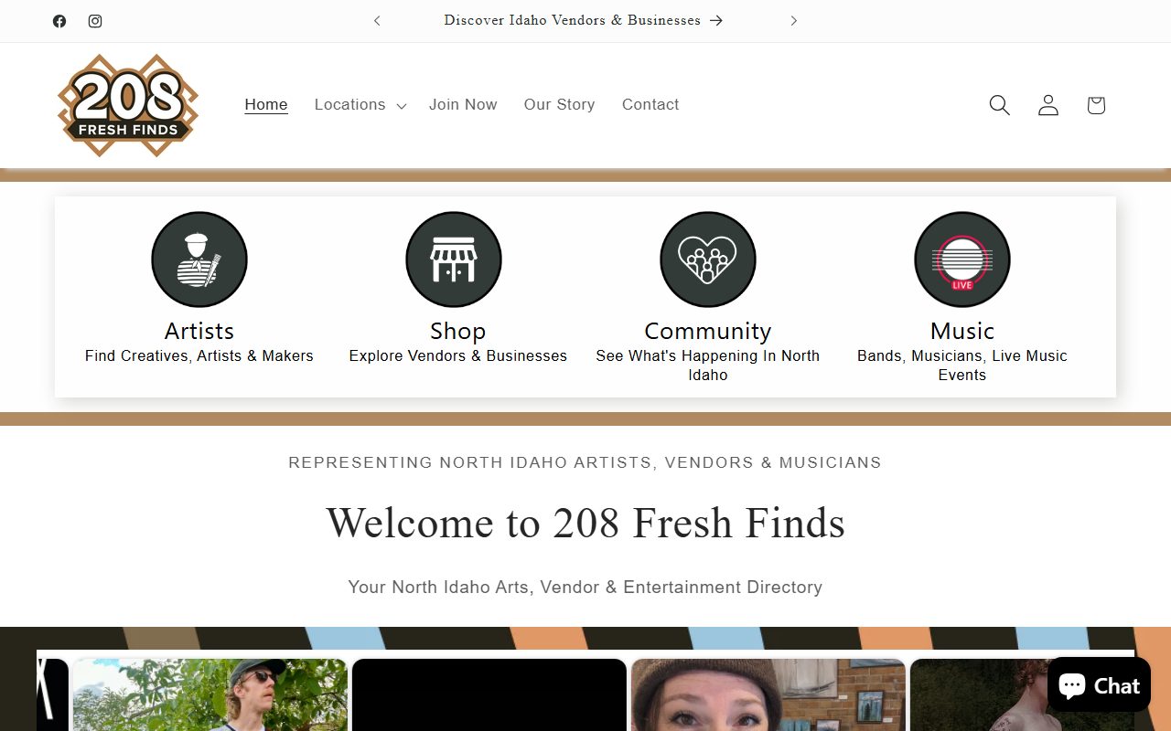 208freshfinds.com screenshot