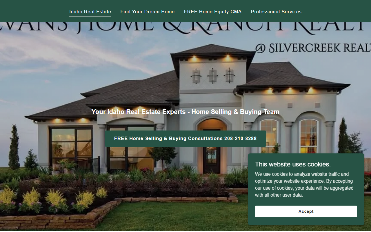 208homesearch.com screenshot