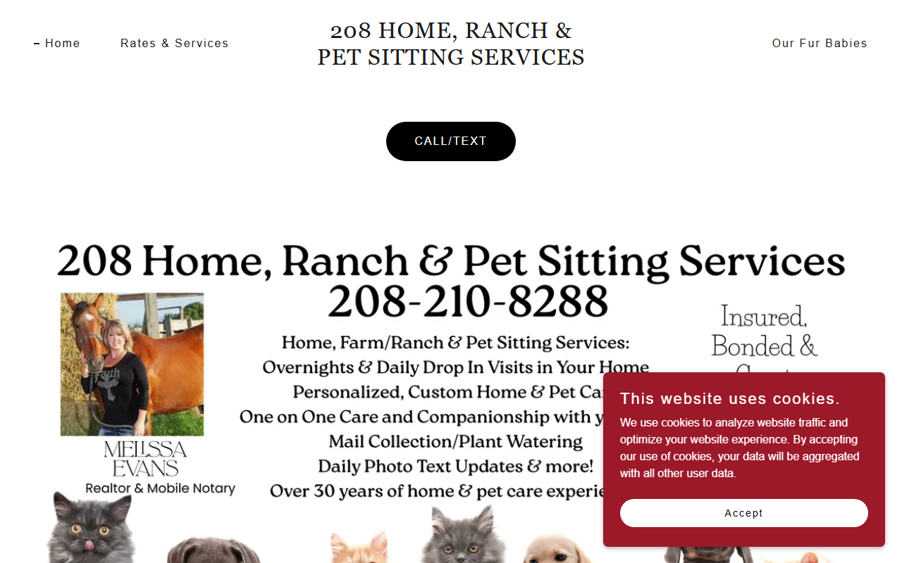 208petsitting.com screenshot