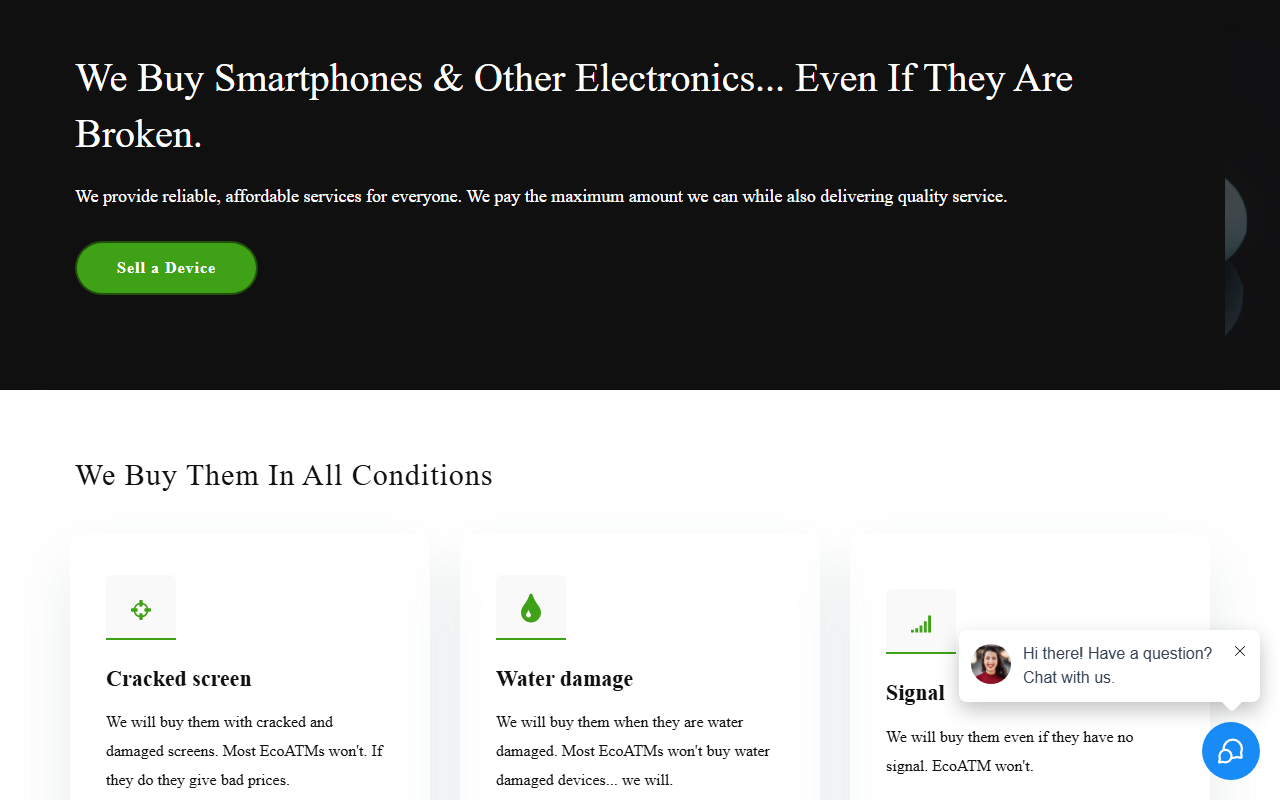 208phonebuyer.com screenshot