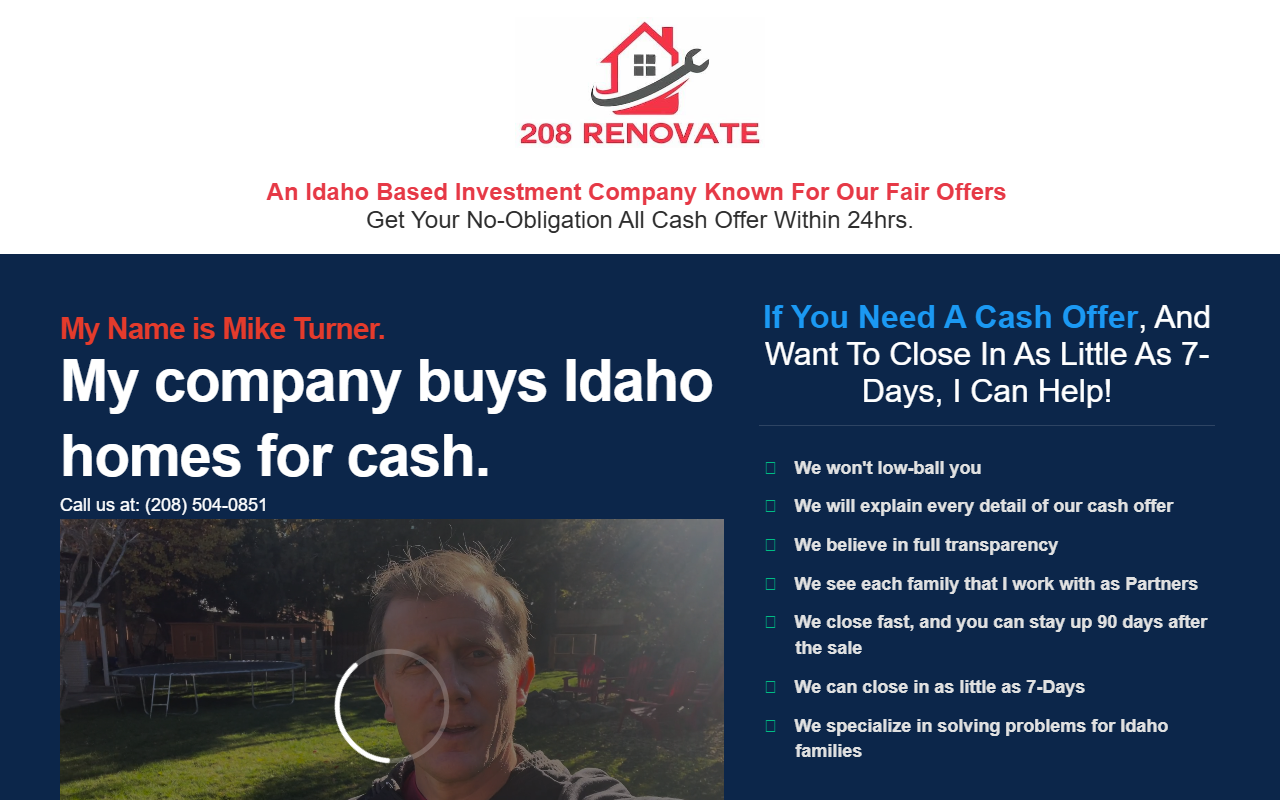 208renovate.com screenshot