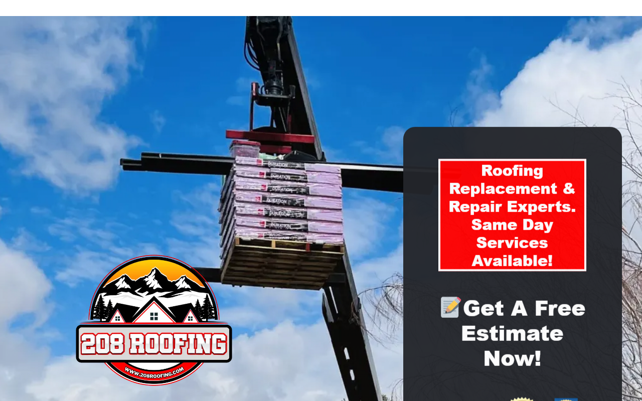 208roofingidaho.com screenshot