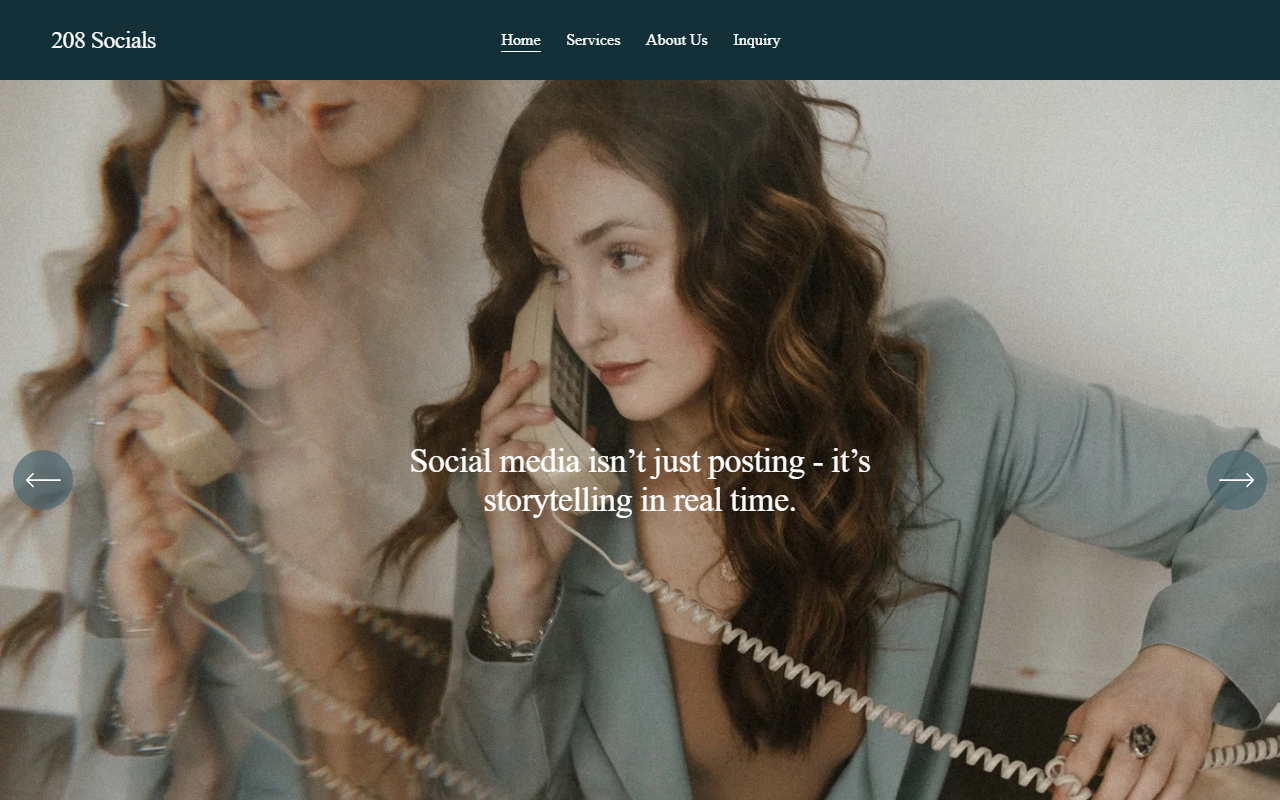 208socials.com screenshot