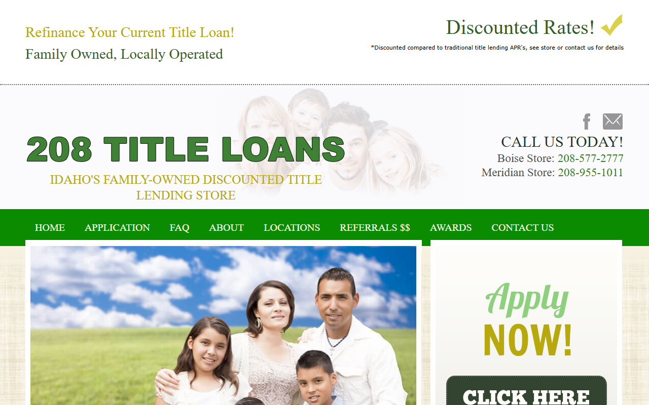 208titleloan.com screenshot