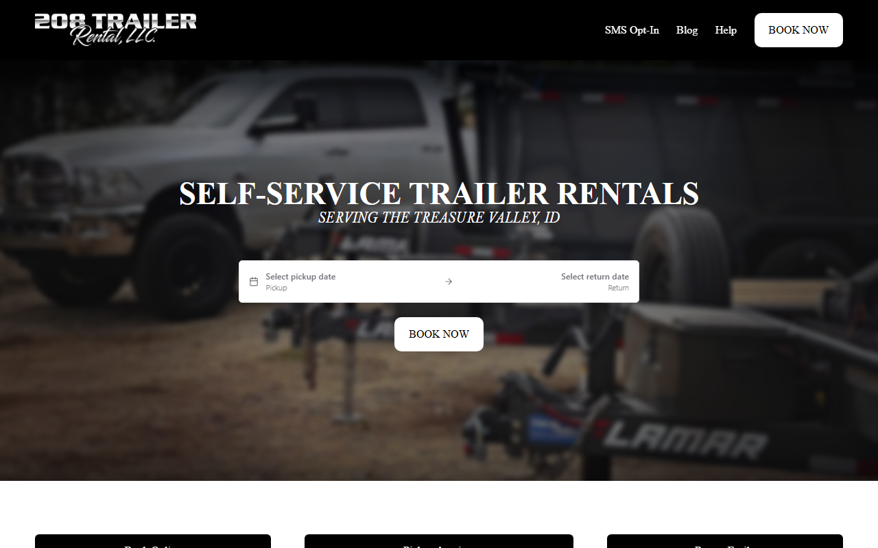 208trailer.com screenshot