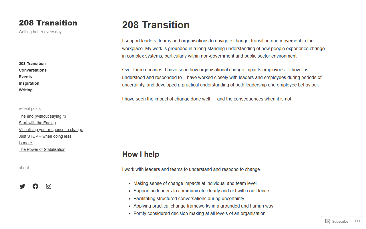 208transition.com screenshot