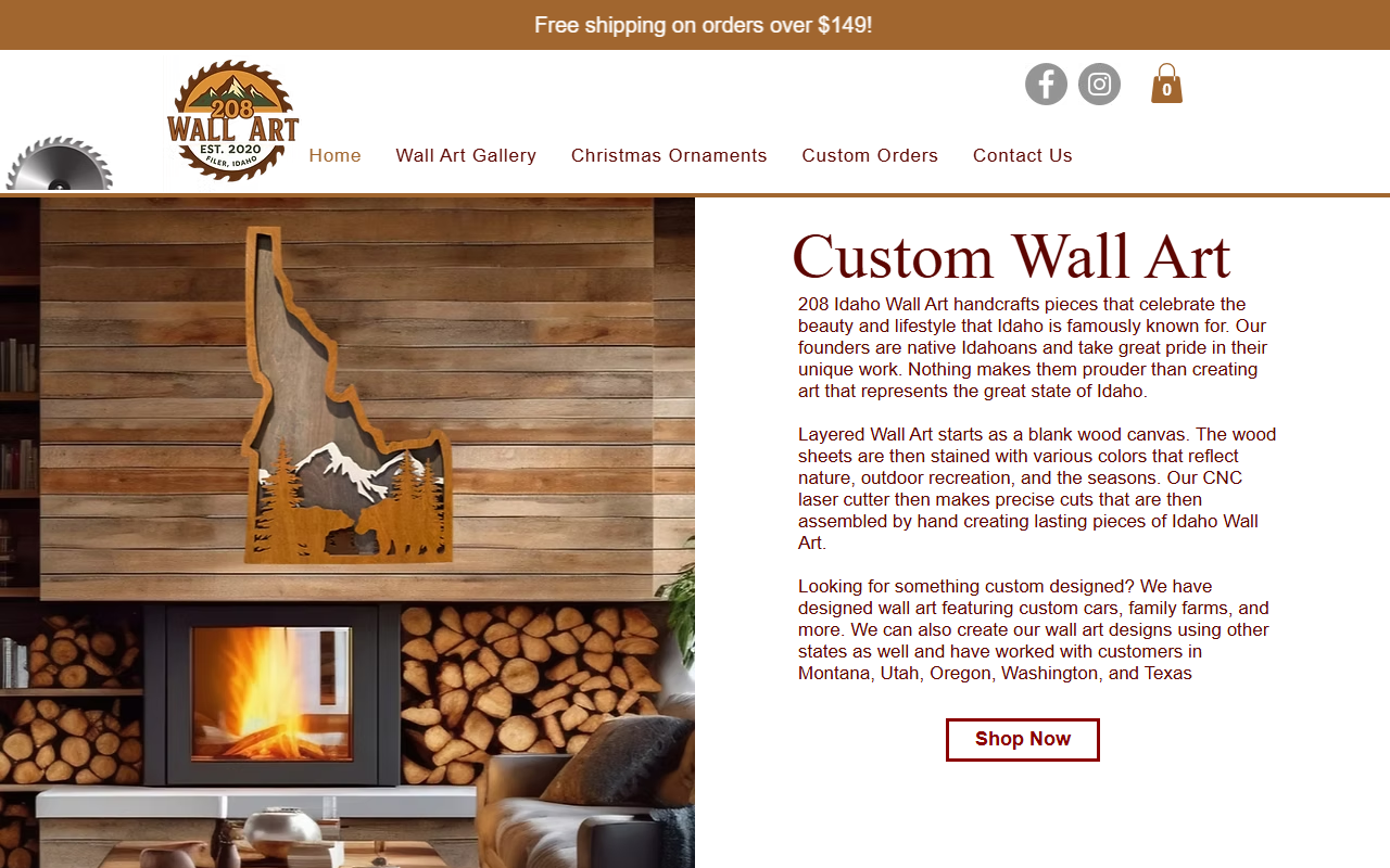 208wallart.com screenshot