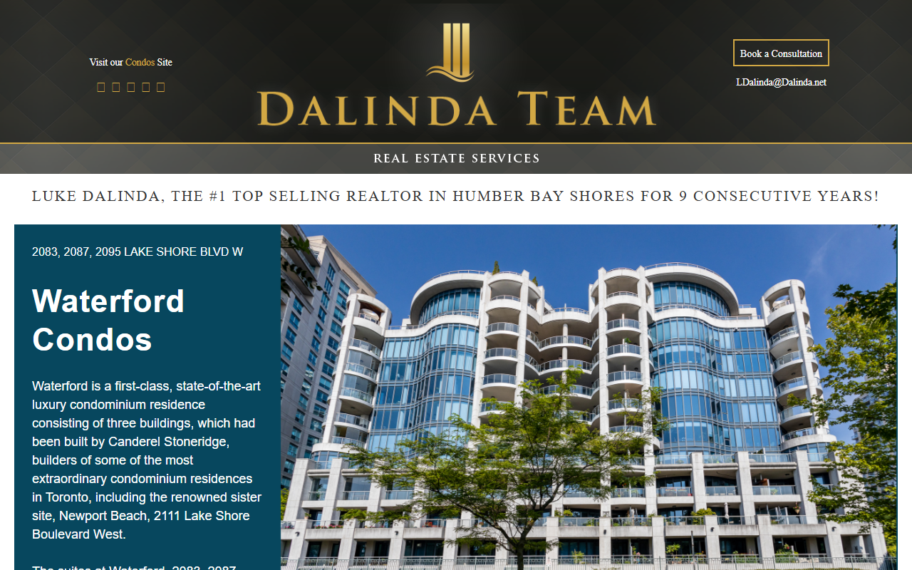 2095lakeshore.com screenshot