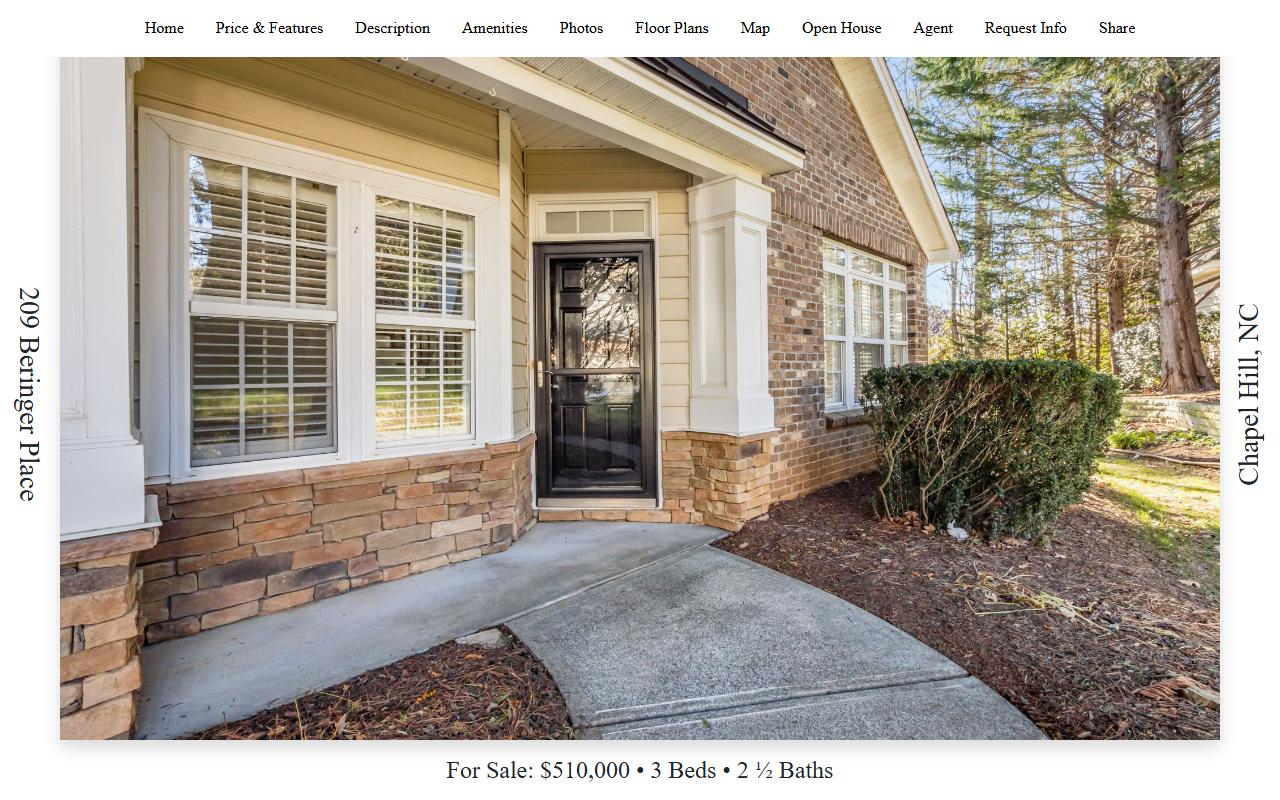 209beringer.com screenshot