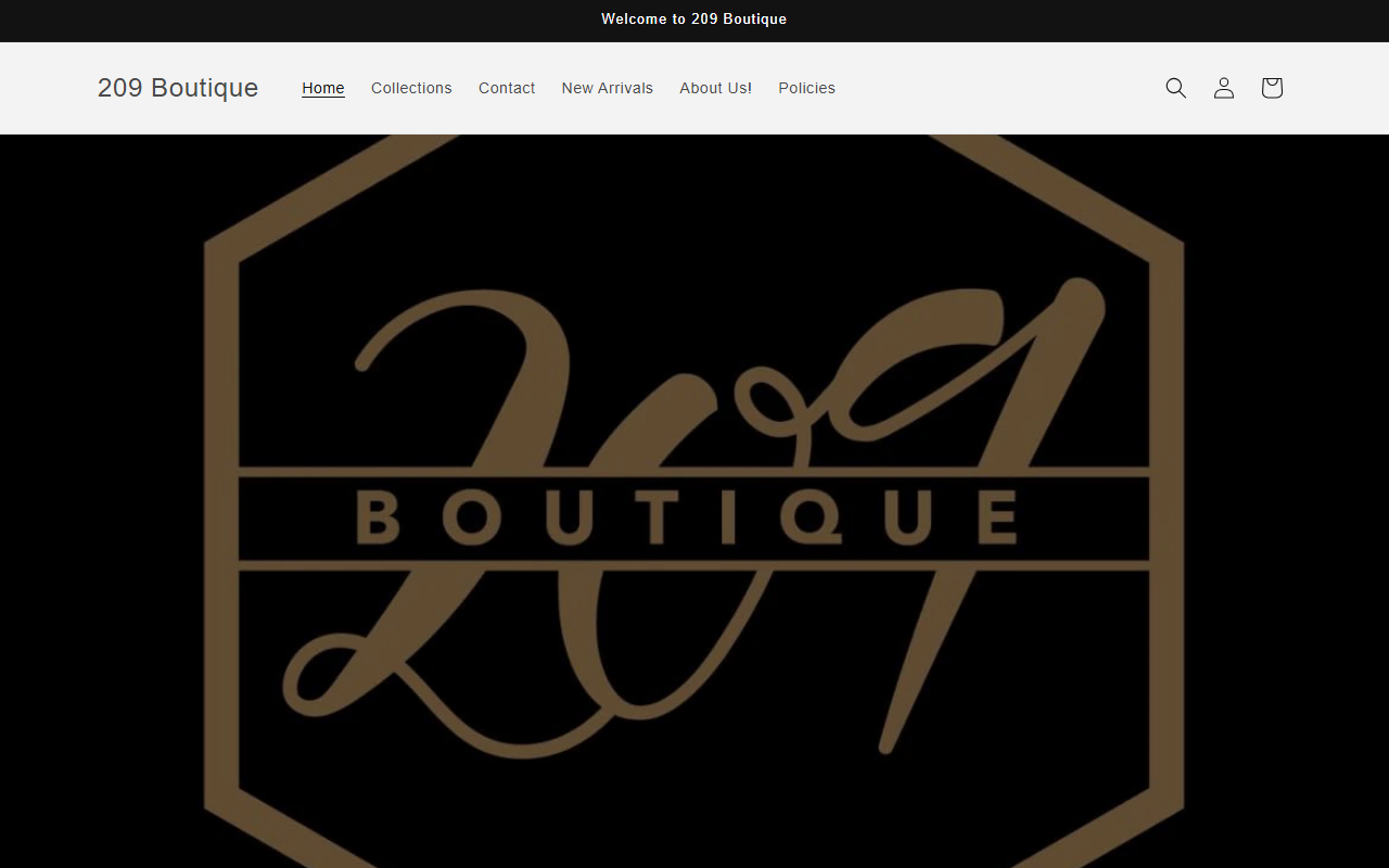 209boutique.com screenshot