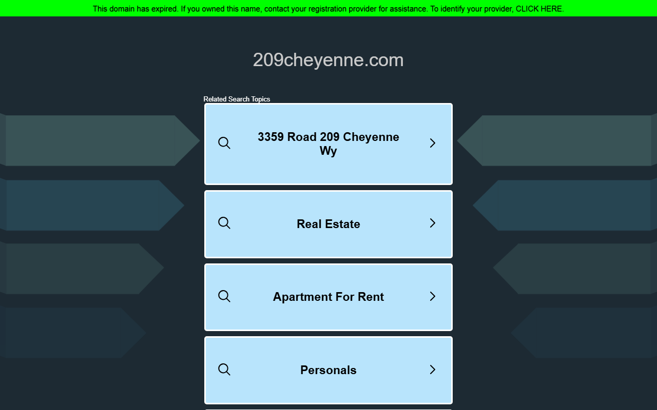 209cheyenne.com screenshot