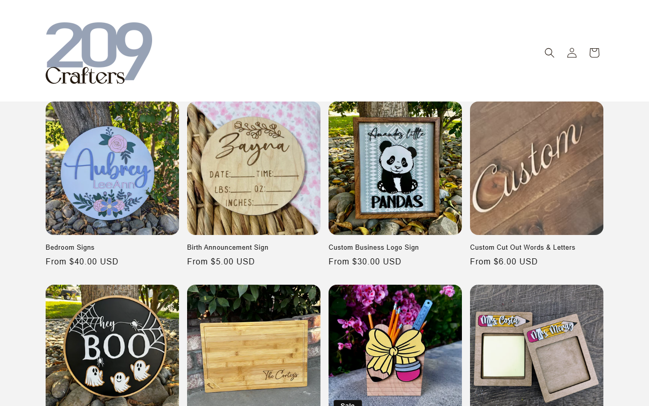 209crafters.com screenshot