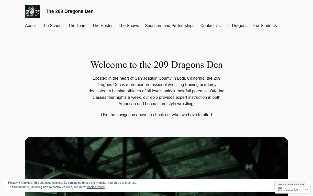 209dragonsden.com screenshot