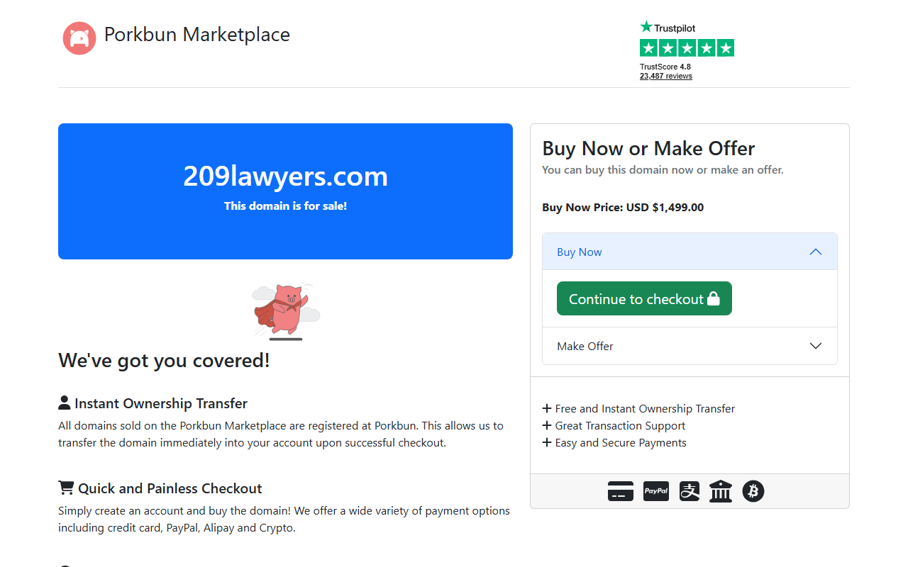 209lawyers.com screenshot