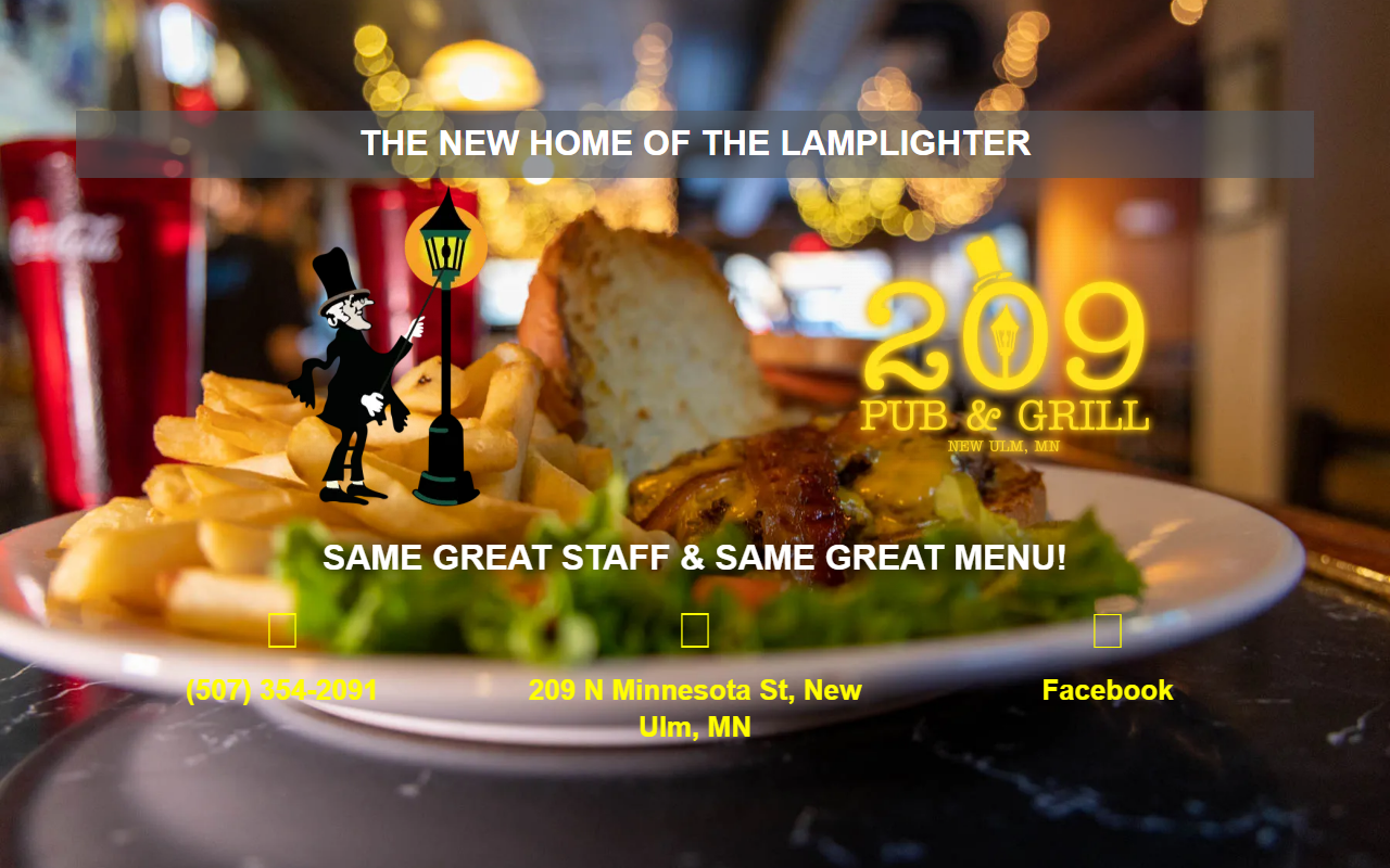 209pubandgrill.com screenshot