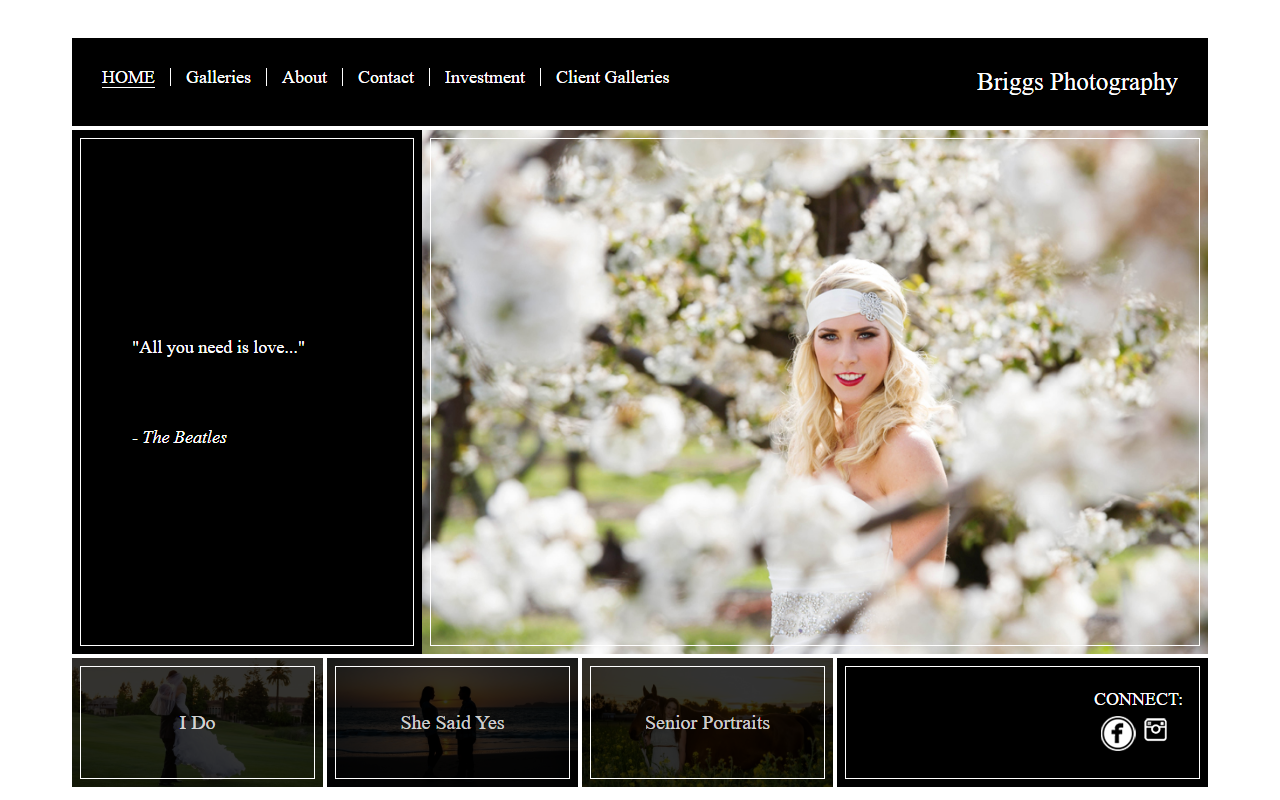 209weddings.com screenshot