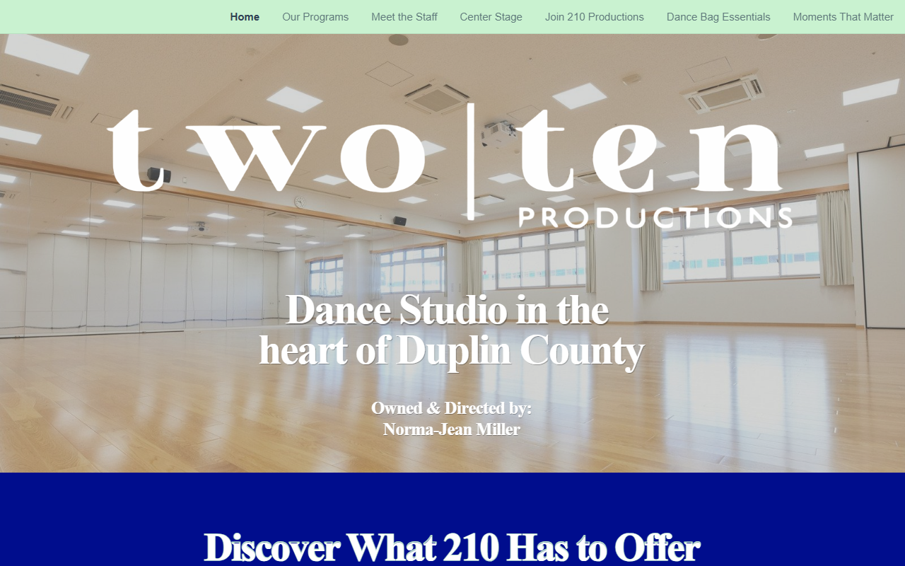 210-productions.com screenshot