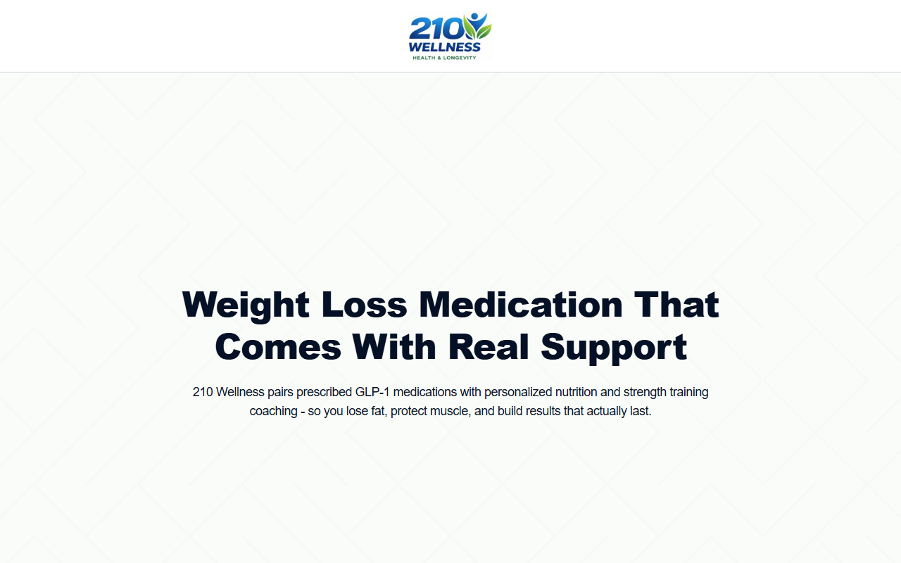 210-wellness.com screenshot
