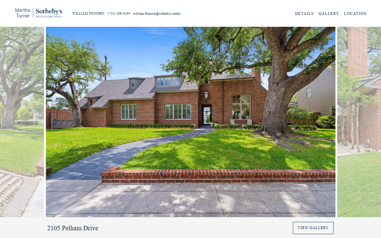2105pelham.com screenshot