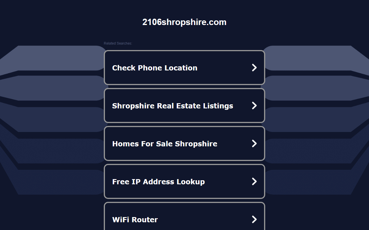 2106shropshire.com screenshot