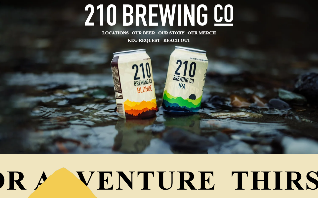 210brewingco.com screenshot