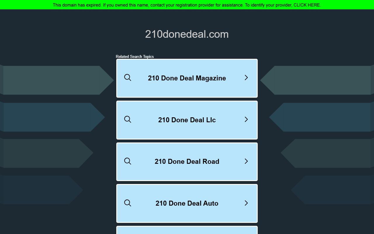 210donedeal.com screenshot