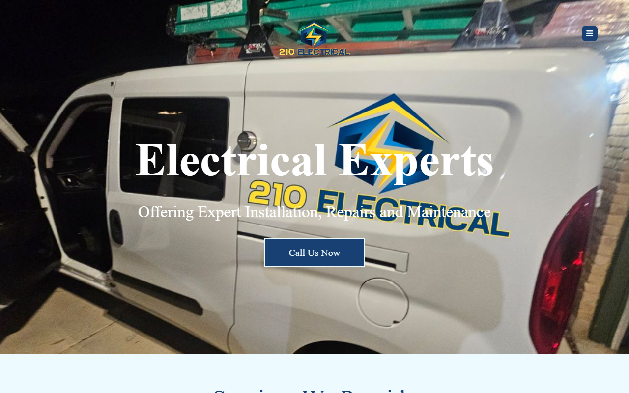 210electrical.com screenshot