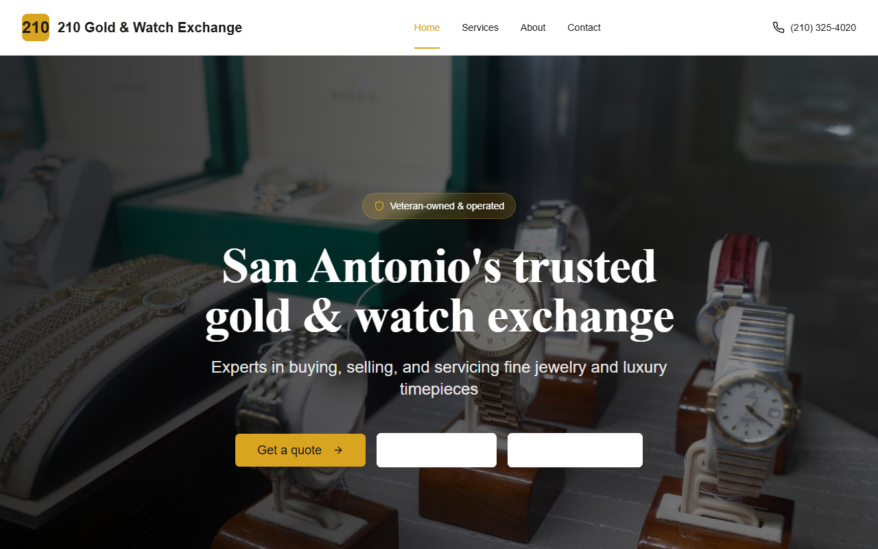 210goldandwatch.com screenshot