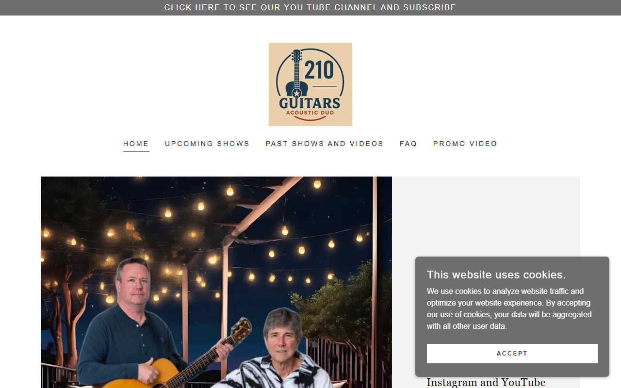 210guitars.com screenshot