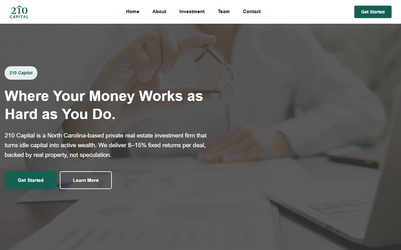 210investments.com screenshot