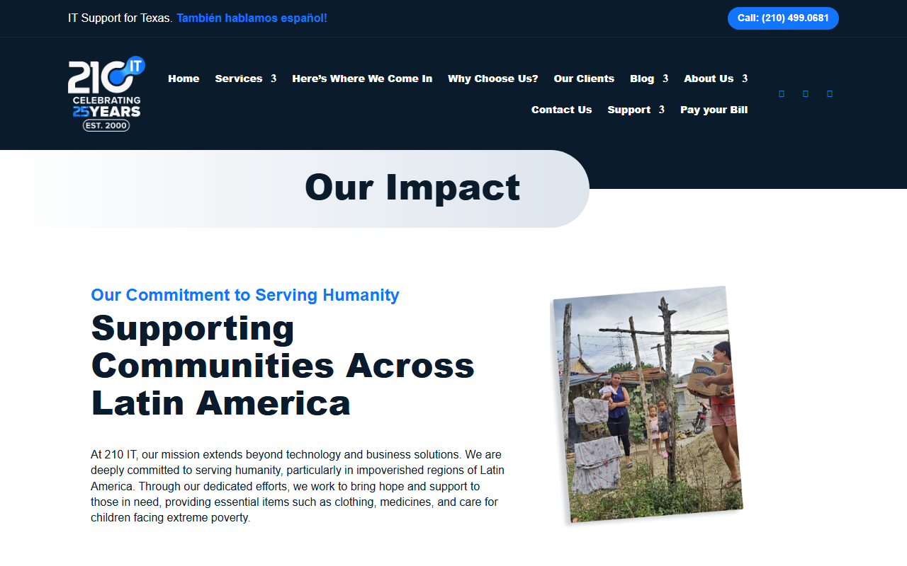 210ministries.com screenshot