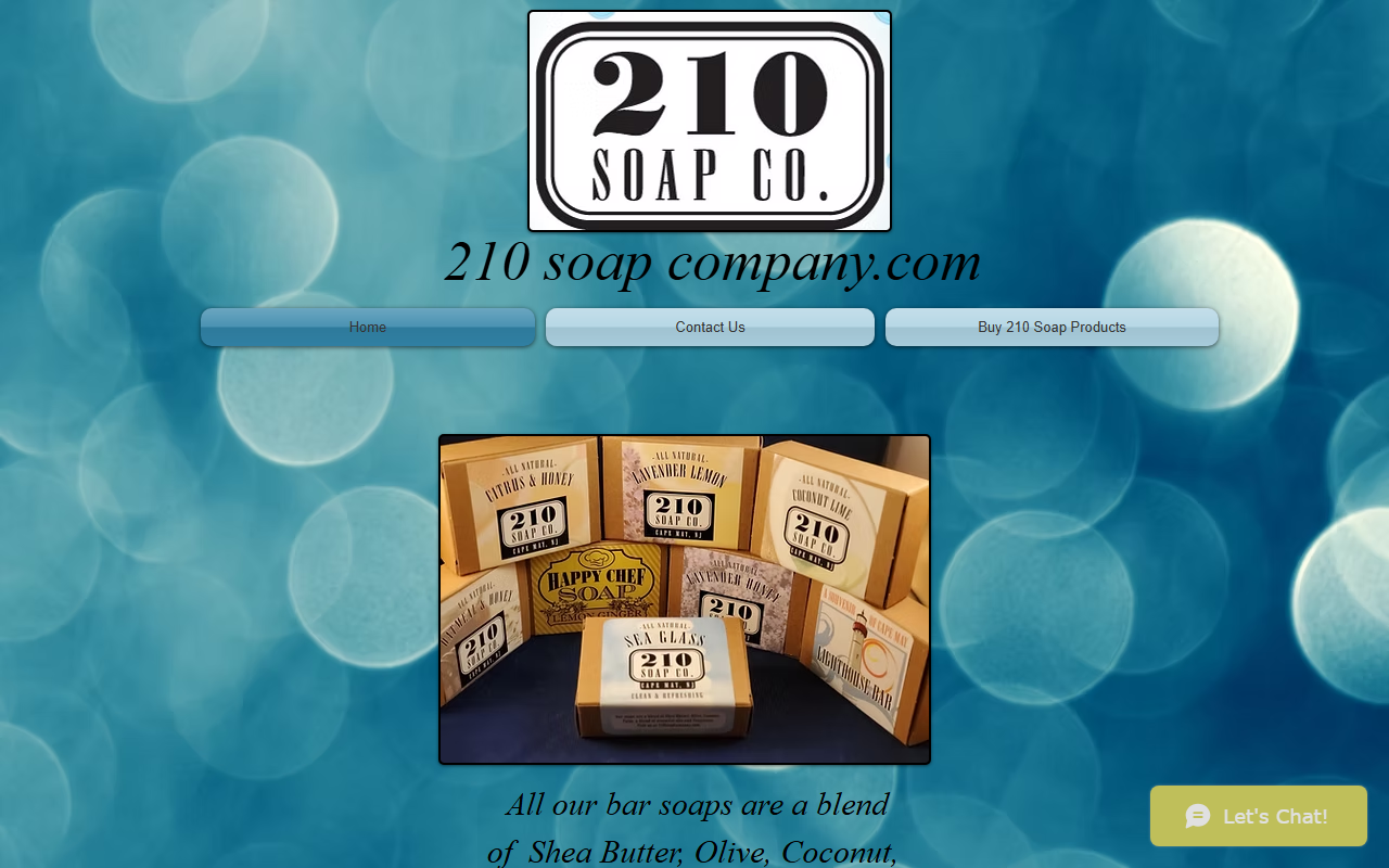 210soapcompany.com screenshot