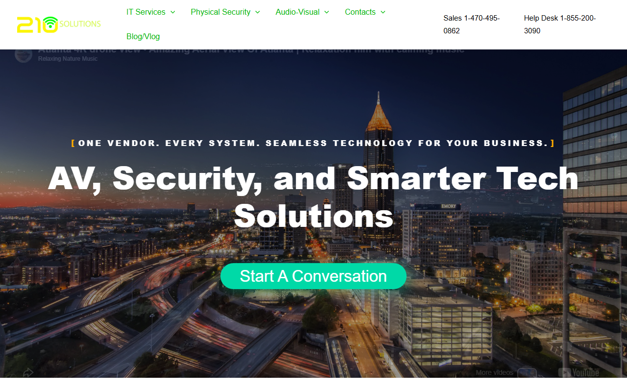 210solutions.com screenshot