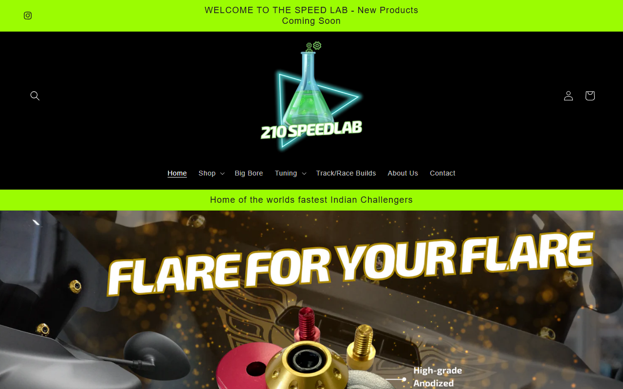 210speedlab.com screenshot