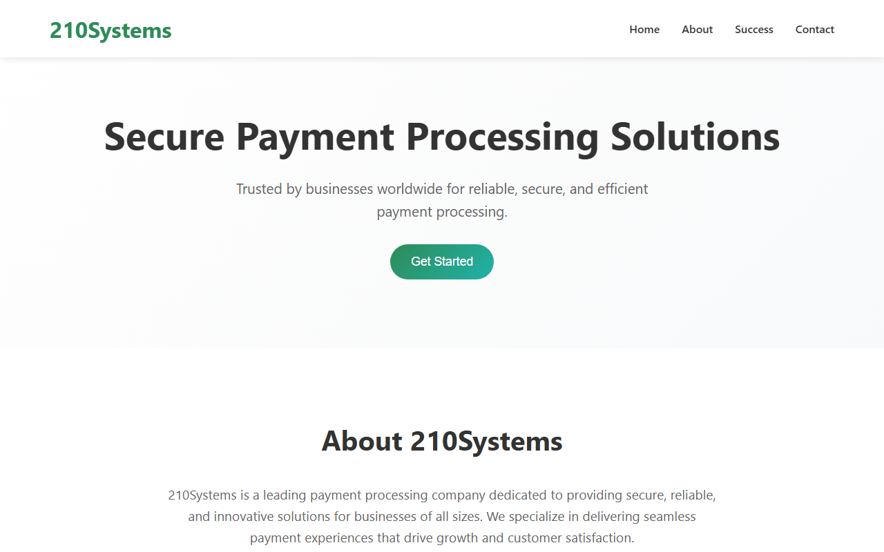 210systems.com screenshot