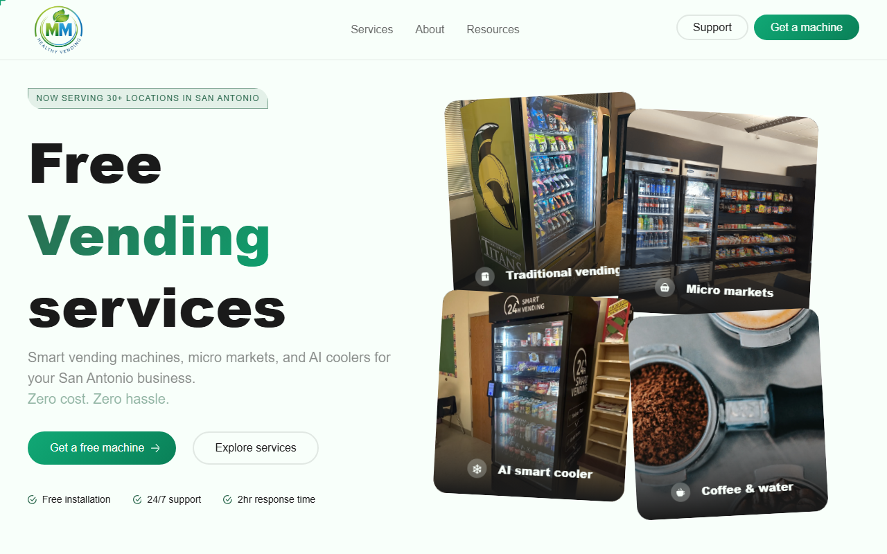 210vending.com screenshot