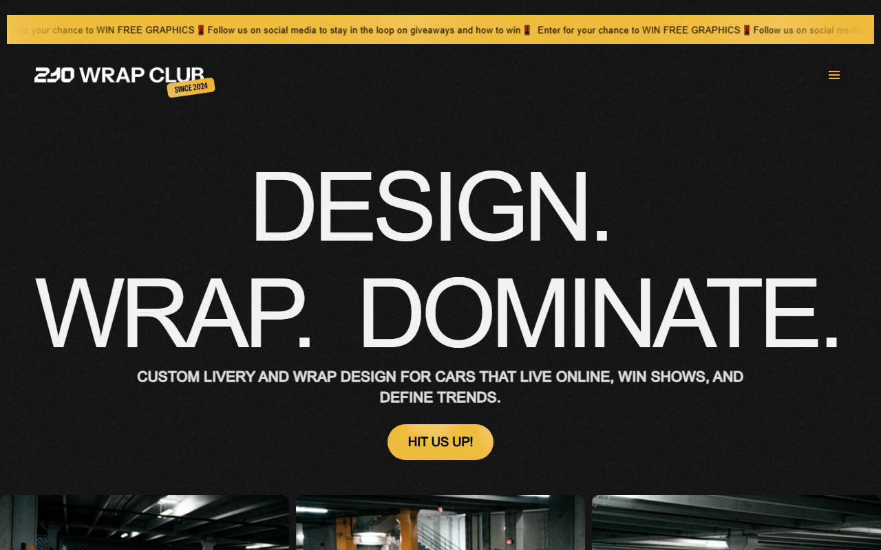 210wrapclub.com screenshot
