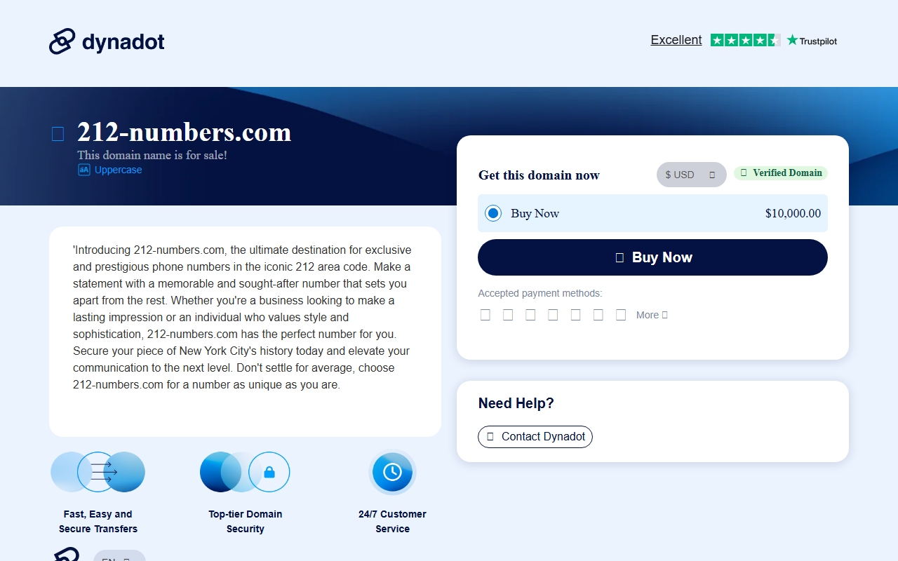 212-numbers.com screenshot