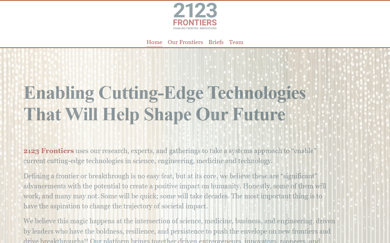 2123frontiers.com screenshot