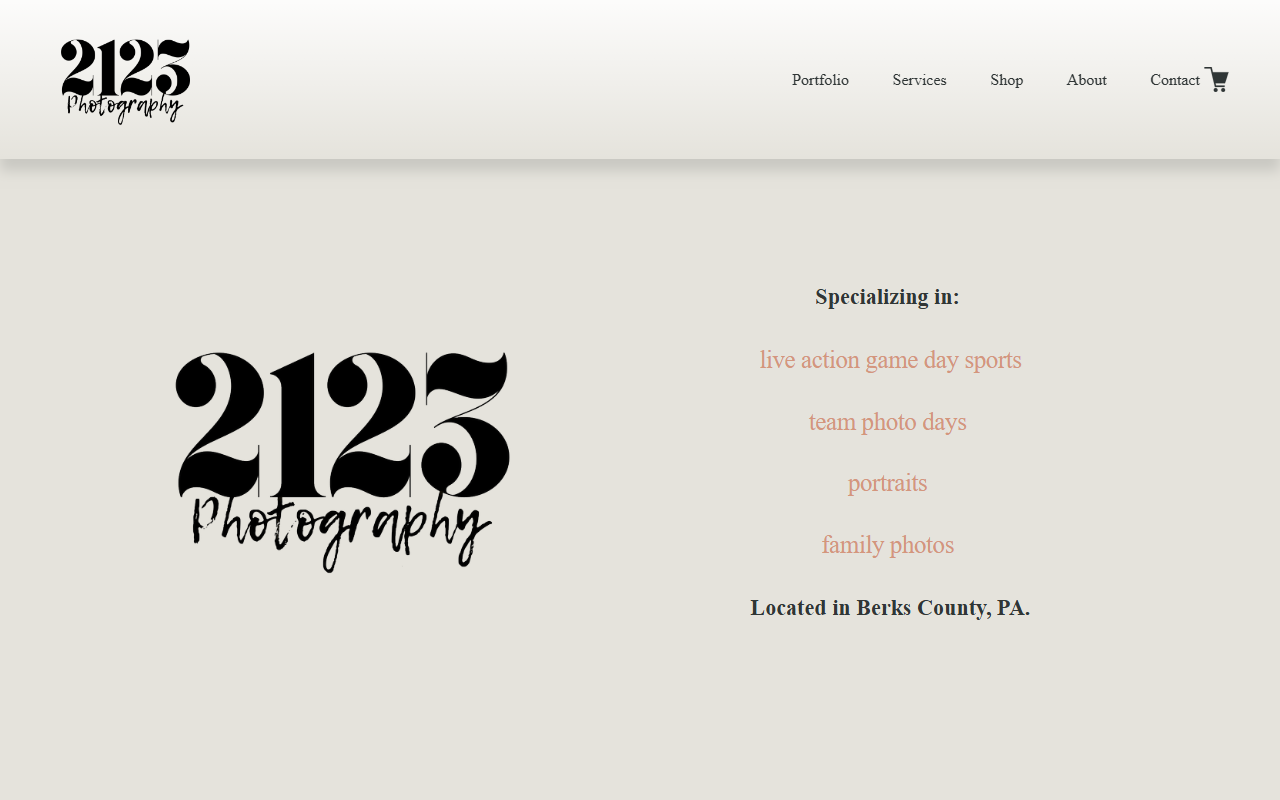 2123photography.com screenshot