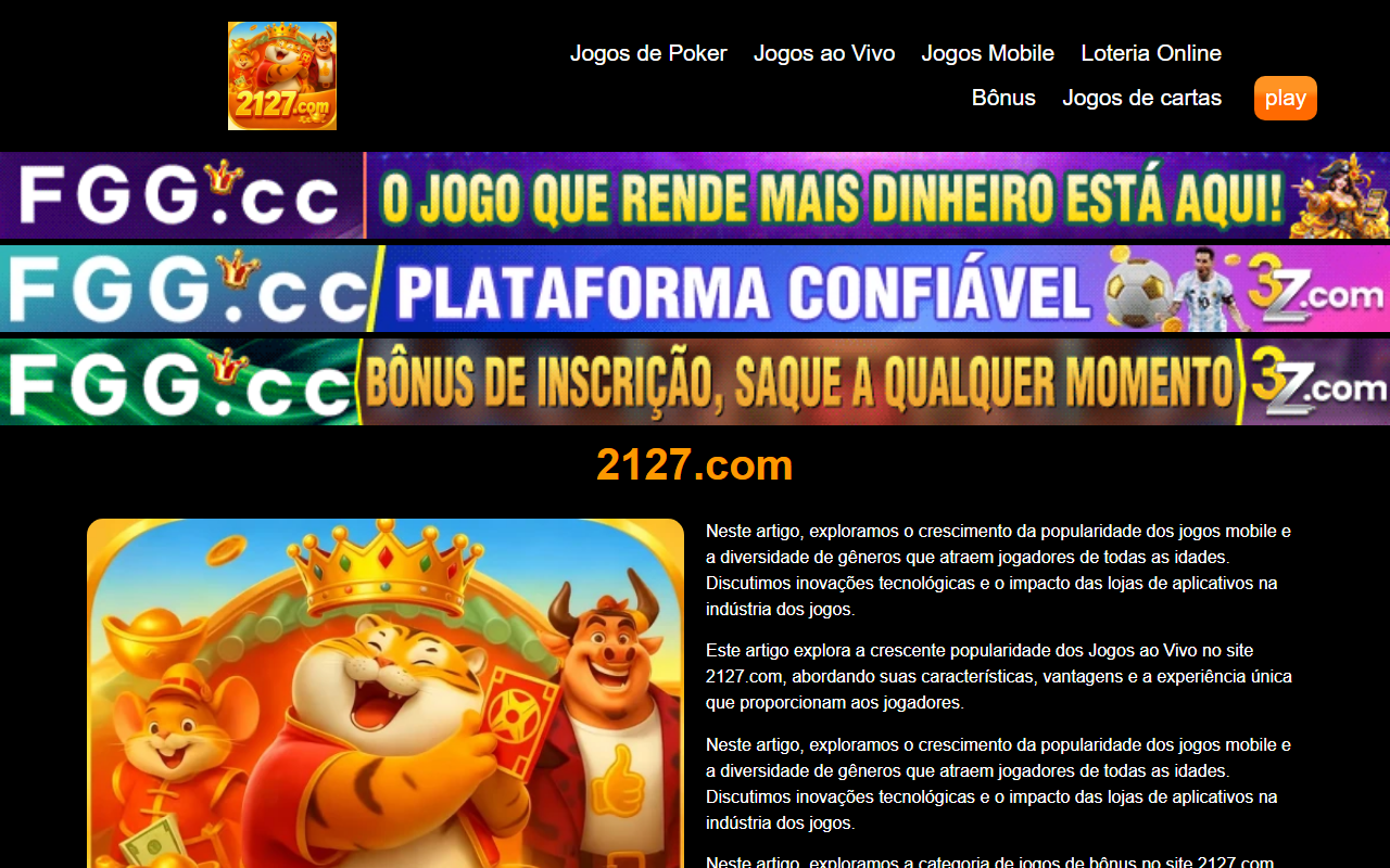 2127casino.com screenshot