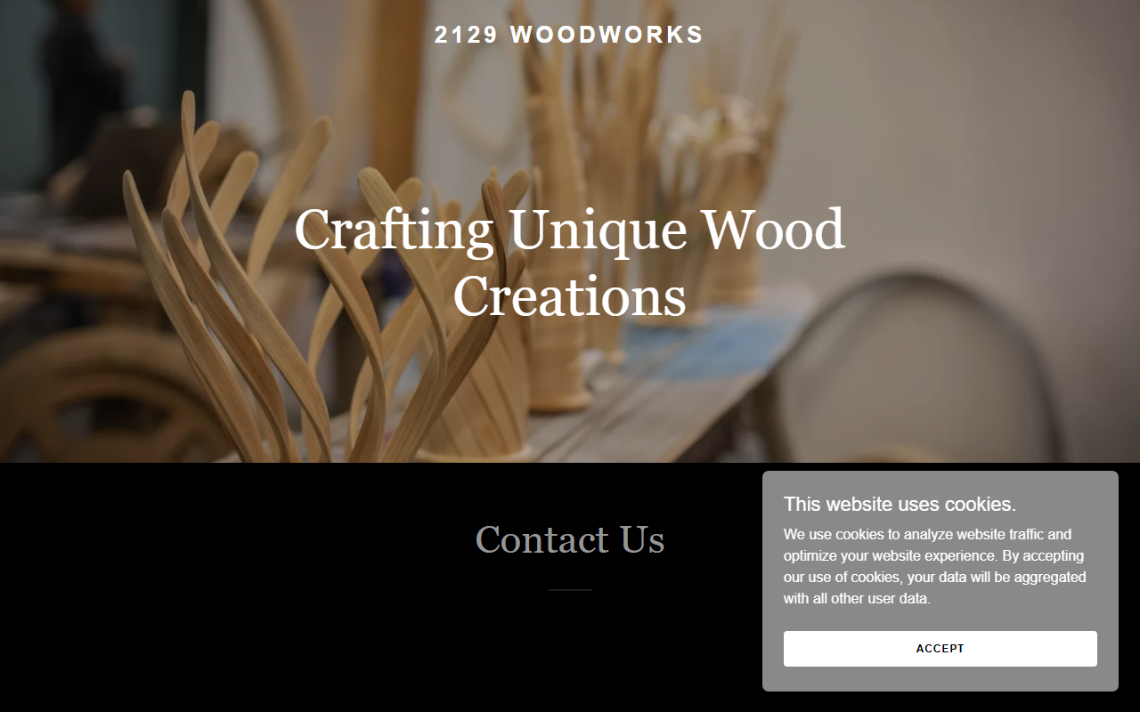 2129woodworks.com screenshot