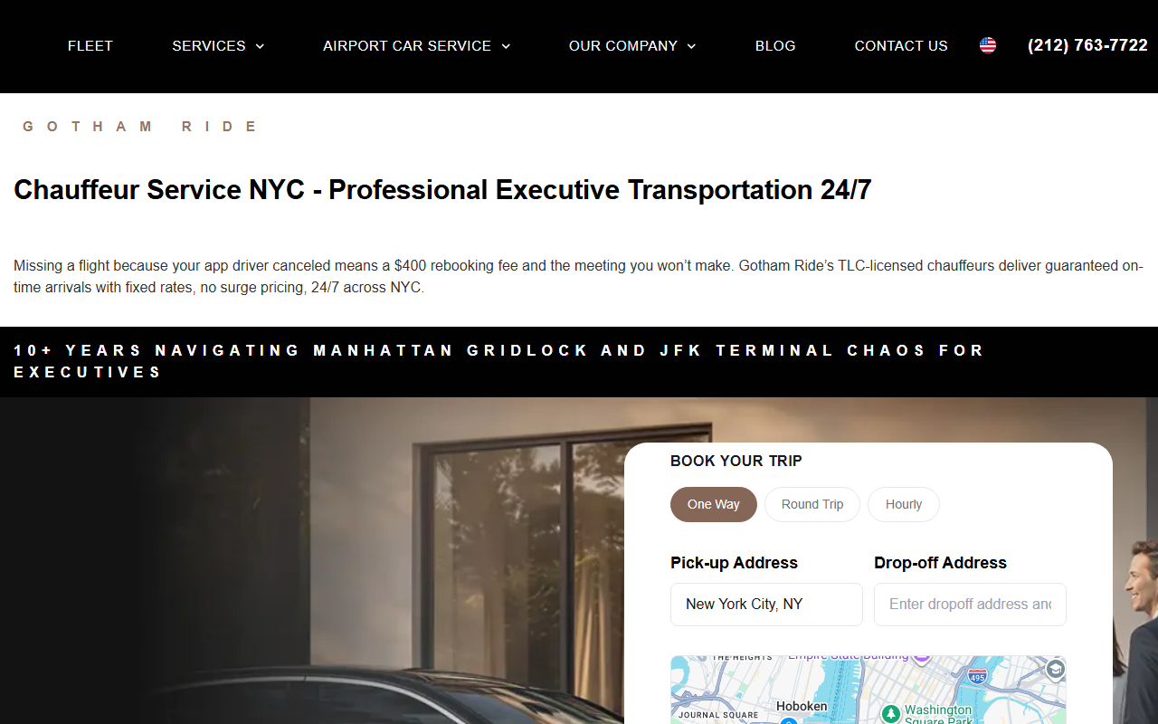 212carservice.com screenshot