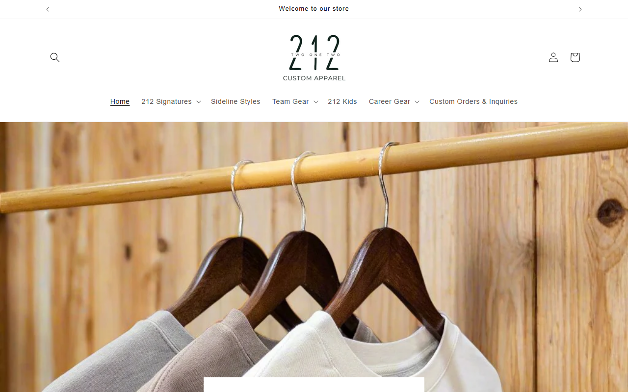212customapparel.com screenshot