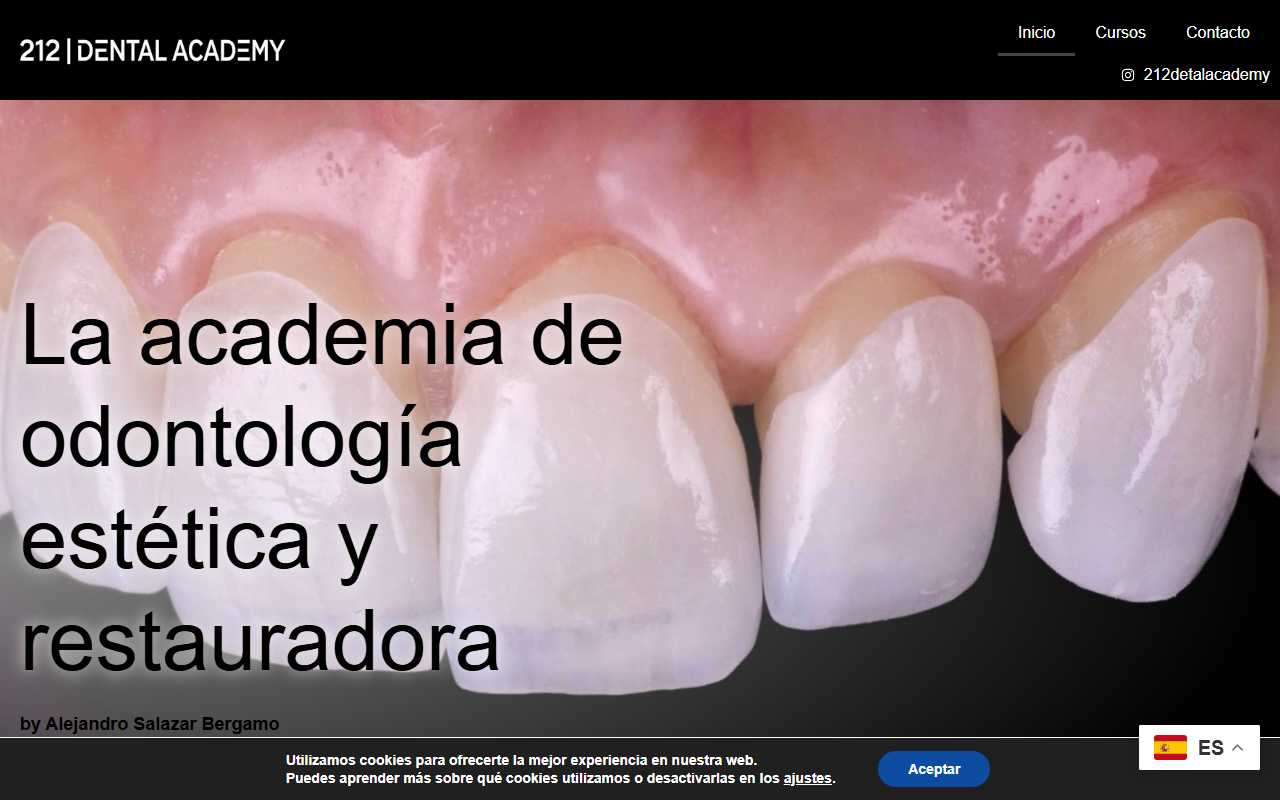 212dentalacademy.com screenshot